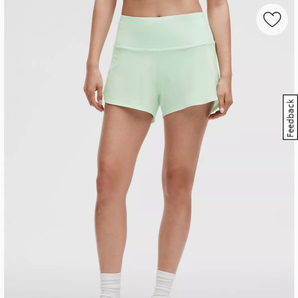 Lululemon speed up 4” high rise shorts